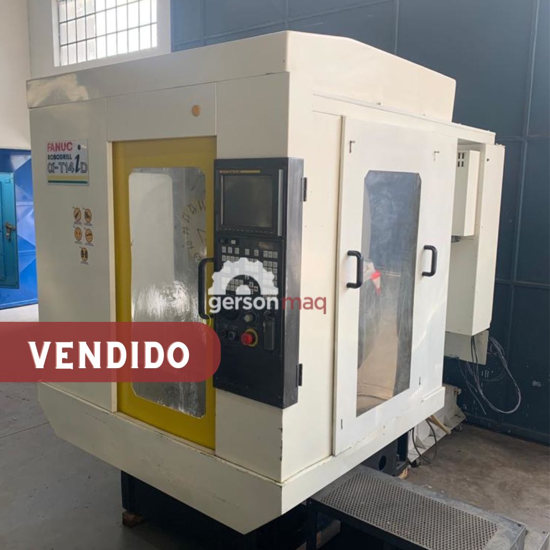 CENTRO DE USINAGEM HIGH SPEED FANUC ROBODRILL T14iD ANO 2003